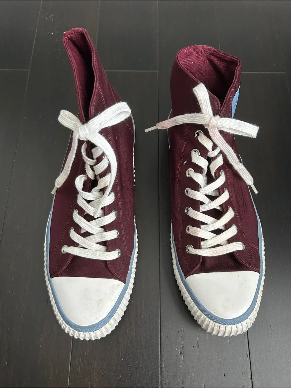 Calvin Klein Men's High-Top Sneakers - Burgundy